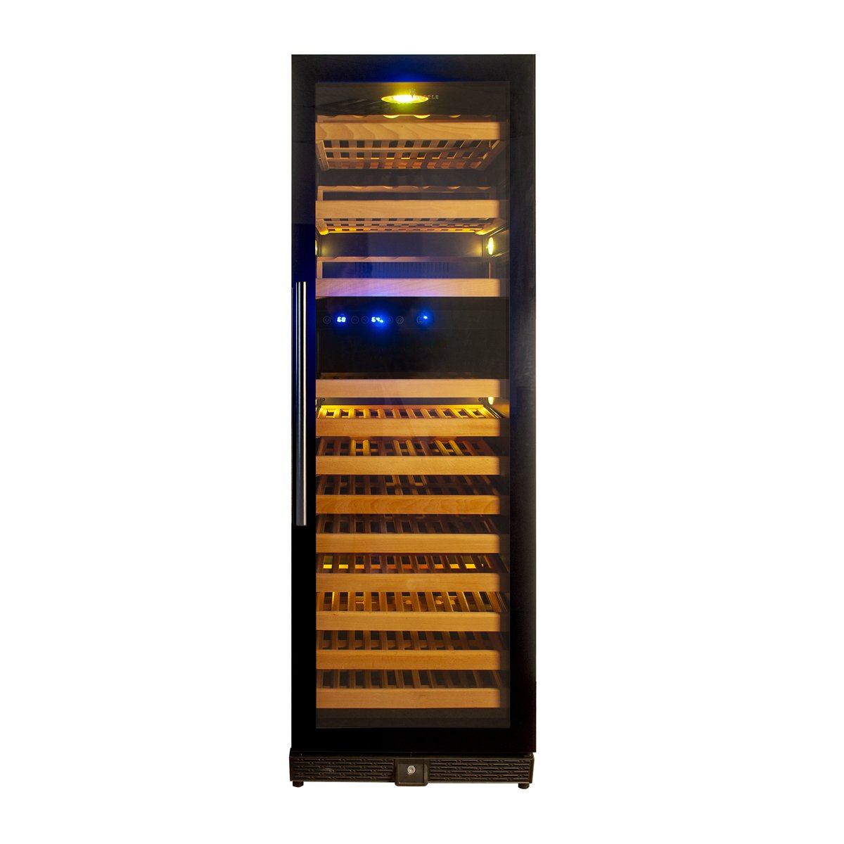 Kingsbottle 164 Bottle Large Wine Refrigerator With Glass