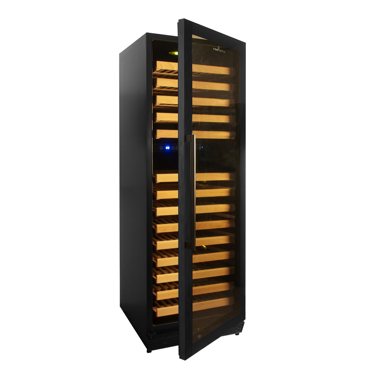 Kingsbottle 164 Bottle Large Wine Refrigerator With Glass