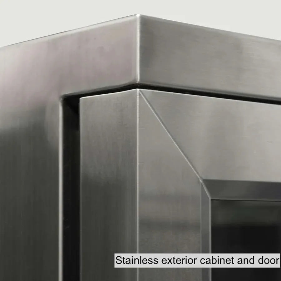 KingsBottle 324 Can 53″ Heating Glass 3-Door Large Beverage Refrigerator