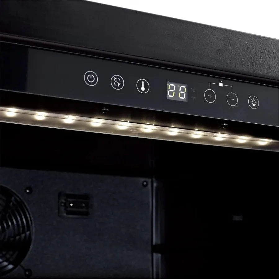 KingsBottle 36″ Under Counter Black Wine And Beverage Refrigerator Combo-Pre Order Now for July 15 Availability.