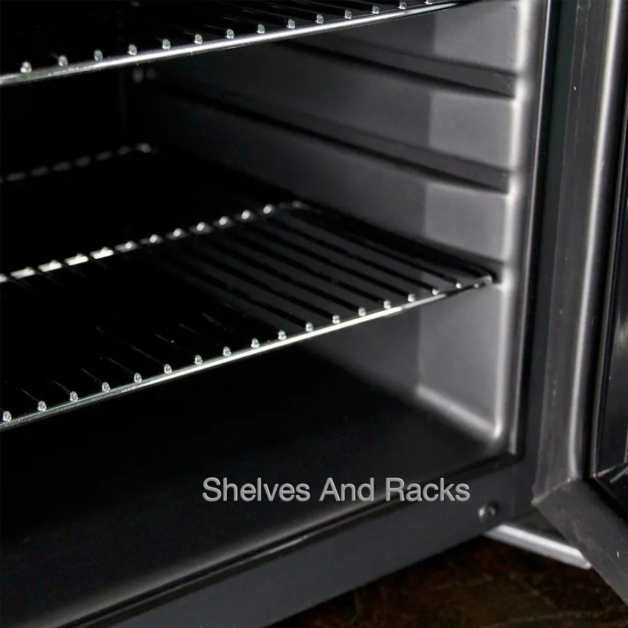 KingsBottle 39″ Under Counter Black Wine And Beverage Refrigerator Combo