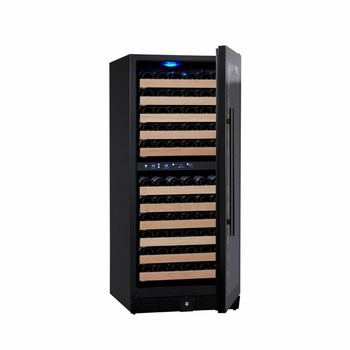 Kings Bottle 100 Bottle Upright Dual Zone Wine Fridge For Home