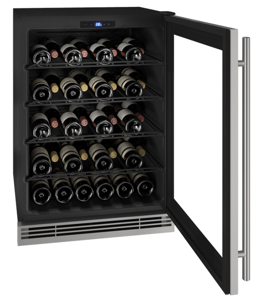 U-Line Wine Captain 24" Reversible Hinge Stainless Frame 115v