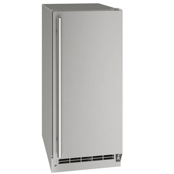 U-Line Outdoor Clear Ice Machine 15" Pump Reversible Hinge Stainless 115v