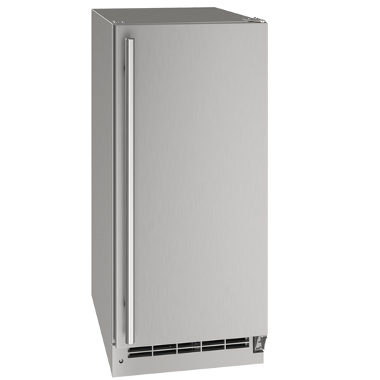 U-Line Outdoor Clear Ice Machine 15" Pump Reversible Hinge Stainless 115v
