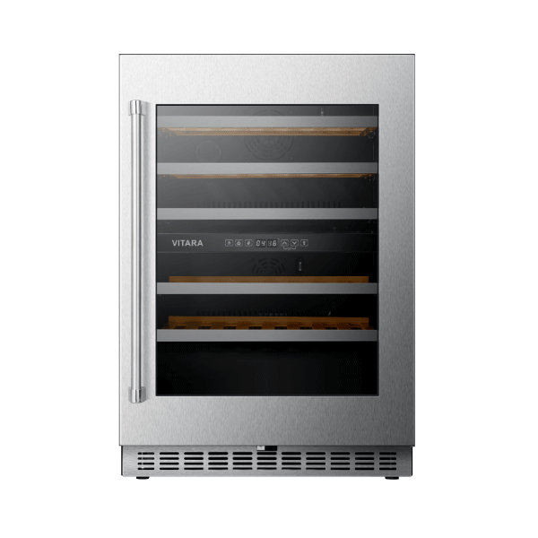 Vitara 24 Inch Width Dual Zone 52 Bottle Built in Wine Cooler - Panel Ready