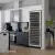 Allavino Reserva Series 344 Bottle Four Zone Built-In Side-by-Side Wine Refrigerator with Stainless Steel Doors