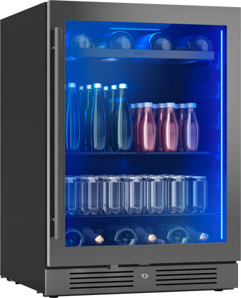 Zephyr Presrv™ Black Stainless Single Zone Beverage Cooler