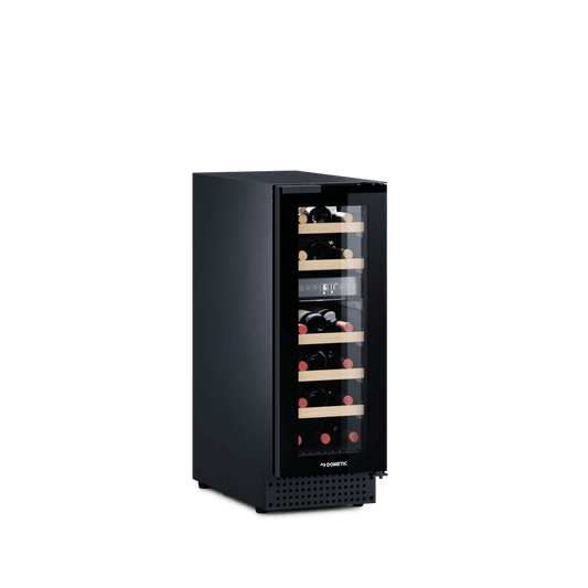 Dometic Wine Cooler D18B 12 inch Wine Cooler, Dual-Zone, Freestanding or Built-in, 18 bottles