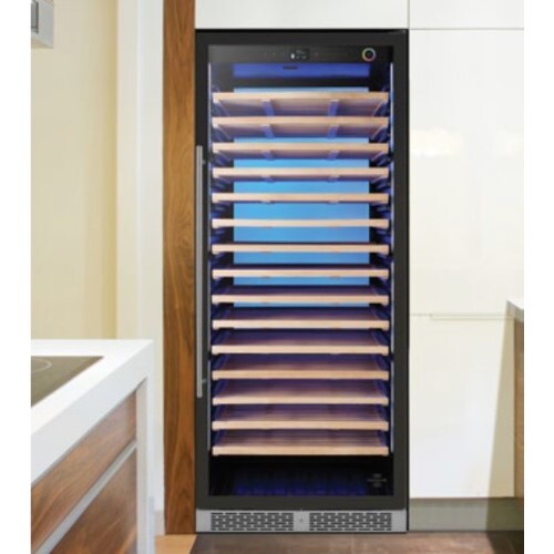 Vinotemp 188 Bottle 30" Vinoglow Column Wine Cooler, Glass