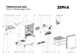 Zephyr Presrv™ ADA Single Zone Beverage Cooler