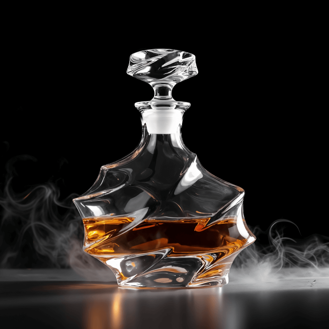 Storm Japanese Crystal Whisky Glasses & Decanter Set