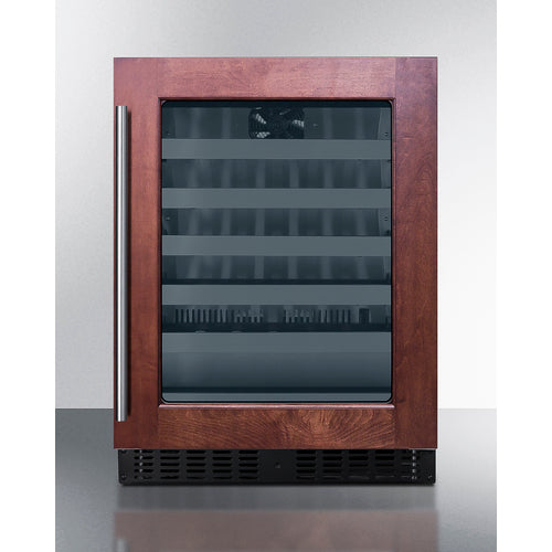 Summit Appliance 33 Bottle 24" Wide Built-In Wine Cellar, ADA Compliant (Panel Not Included)