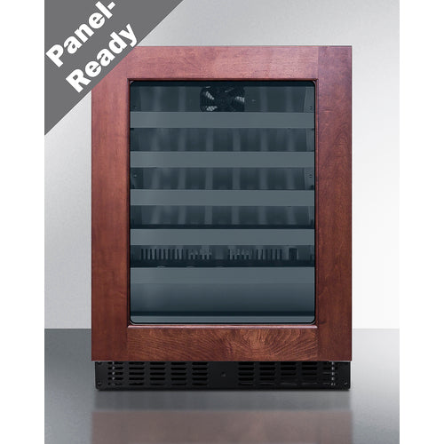 Summit Appliance 33 Bottle 24" Wide Built-In Wine Cellar, ADA Compliant (Panel Not Included)