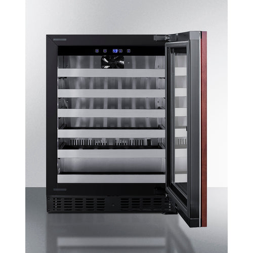 Summit Appliance 33 Bottle 24" Wide Built-In Wine Cellar, ADA Compliant (Panel Not Included)