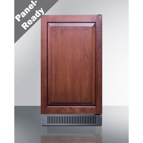 Summit Appliance 18" Wide Indoor Clear Icemaker, ADA Compliant (Panel Not Included)