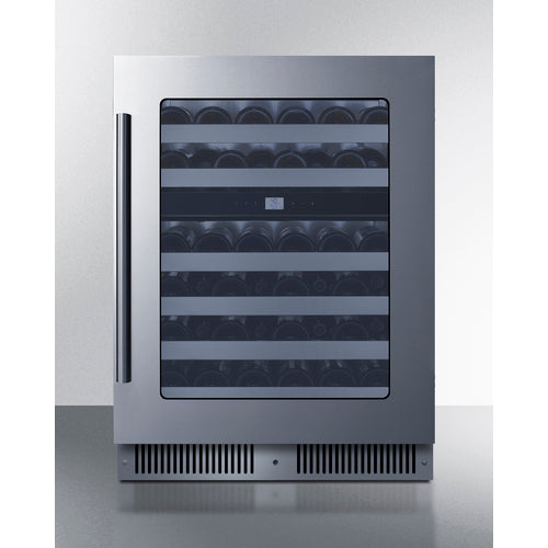 Summit Appliance 24 inch Dual Zone Built-In Wine Cellar