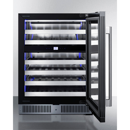 Summit Appliance 24 inch Dual Zone Built-In Wine Cellar