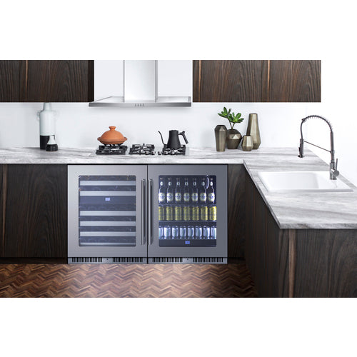 Summit Appliance 24 inch Wide Premium Built-In Undercounter Beverage Center