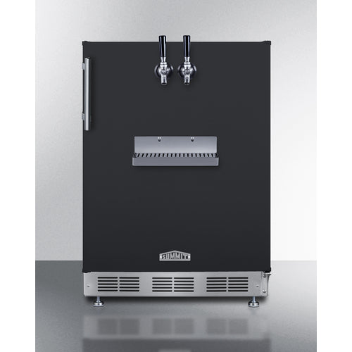 Summit Appliance 24 inch Built-In Undercounter Front Tap Coffee Kegerator For Commercial Or Home Use
