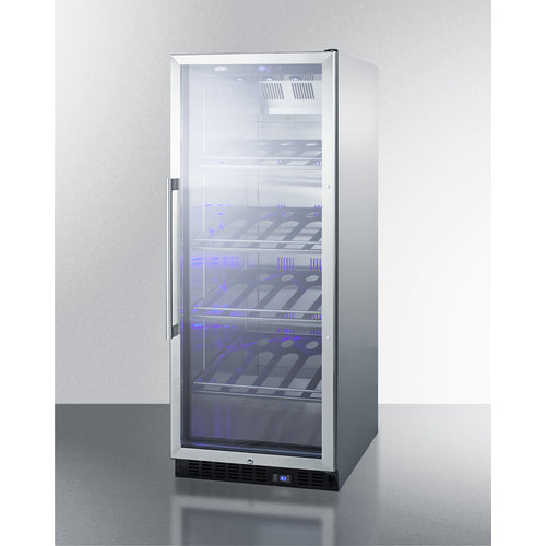Summit Appliance 25 Bottle 24" Wide Single Zone Commercial Champagne Wine Cellar