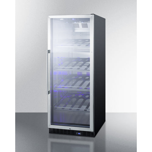 Summit Appliance 25 Bottle 24" Wide Single Zone Commercial Champagne Wine Cellar