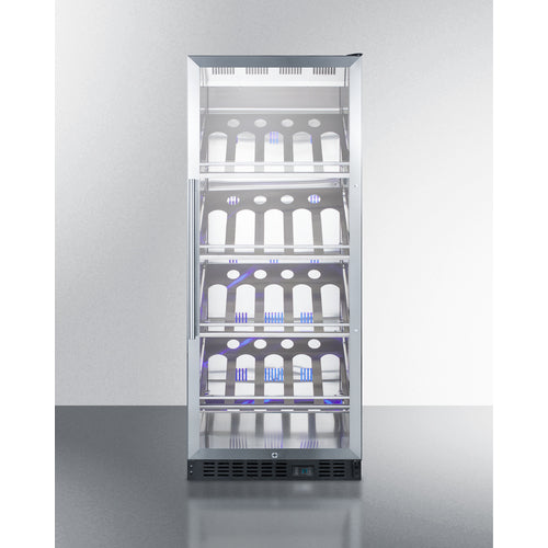 Summit Appliance 25 Bottle 24" Wide Single Zone Commercial Champagne Wine Cellar