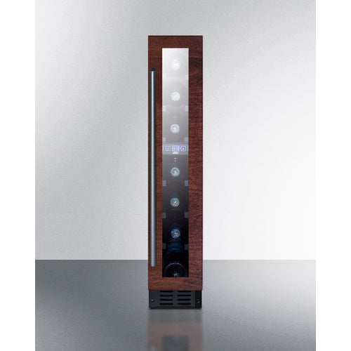 Summit Appliance 7 Bottle 6" Wide Built-In Wine Cellar, ADA Height (Panel Not Included)