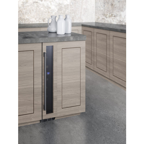 Summit Appliance 7 Bottle 6" Wide Built-In Wine Cellar, ADA Height (Panel Not Included)