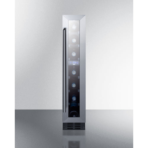 Summit Appliance 7 Bottle 6" Wide Built-In Wine Cellar