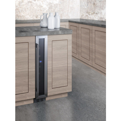 Summit Appliance 7 Bottle 6" Wide Built-In Wine Cellar