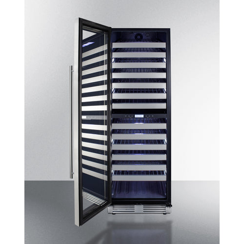 Summit Appliance 163 Bottle 24" Wide Dual-Zone Wine Cellar