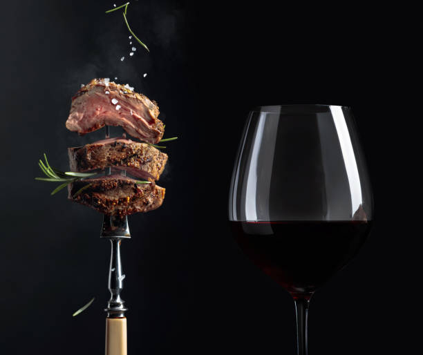 Chilling Red Wine at the Perfect Temperature to Serve with Steak