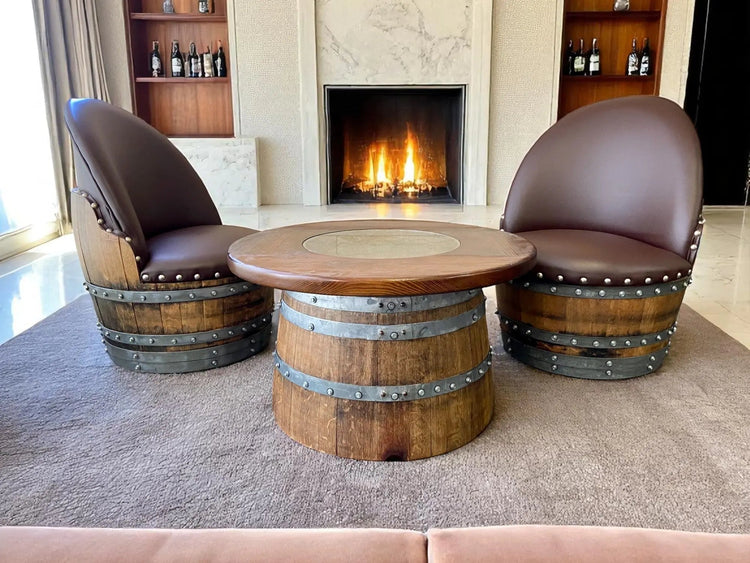 Oak Wood Wine Barrels | Handcrafted Barrel Furniture & Décor