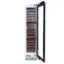 Kucht - 18-in Built-in Panel Ready Three Zones Wine Cooler - Stainless Steel