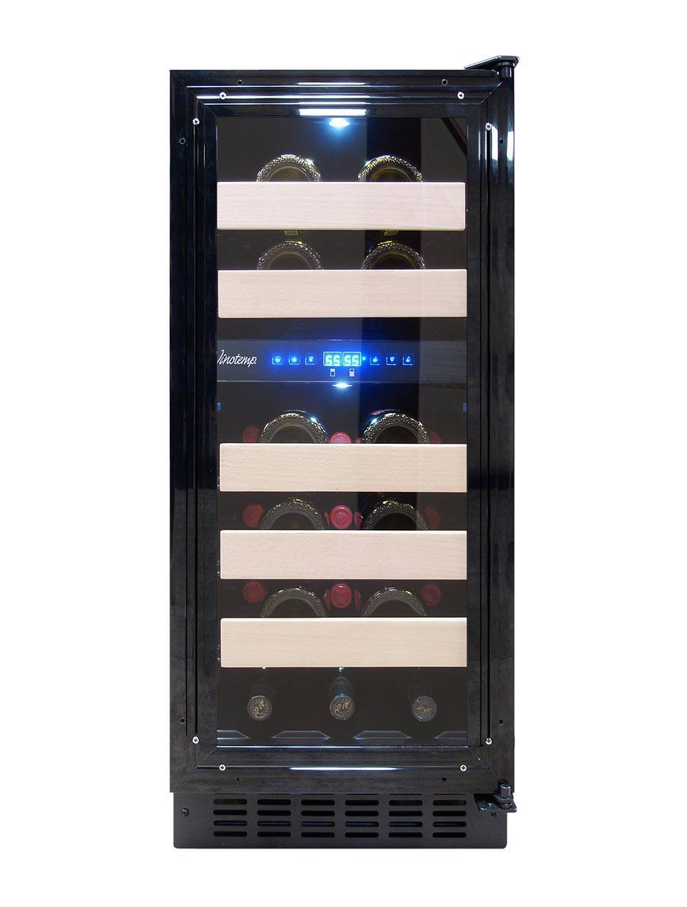 Vinotemp 15" 28 Bottle Panel Ready Dual-Zone Wine Cooler