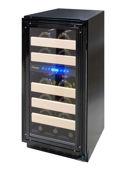 Vinotemp 15" 28 Bottle Panel Ready Dual-Zone Wine Cooler