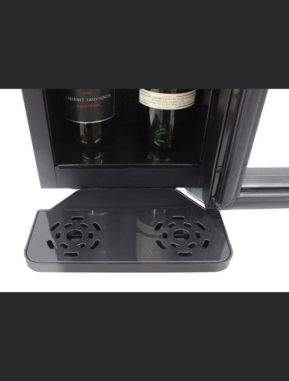 Vinotemp Two Bottle Wine Dispenser with 2 Gas Cylinders, Black