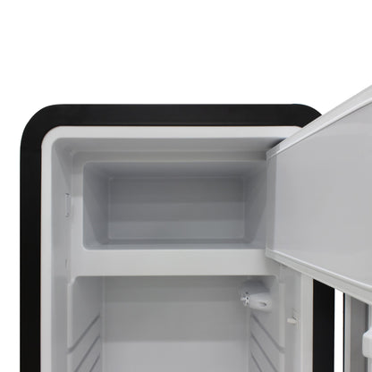 Vinotemp Retro Refrigerator, Black