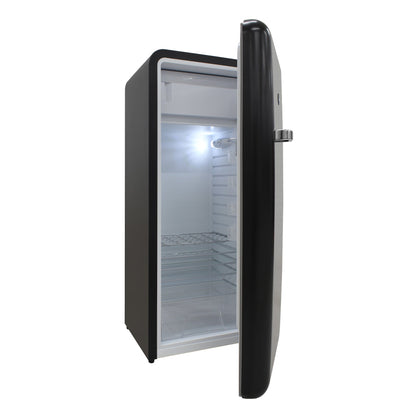 Vinotemp Retro Refrigerator, Black