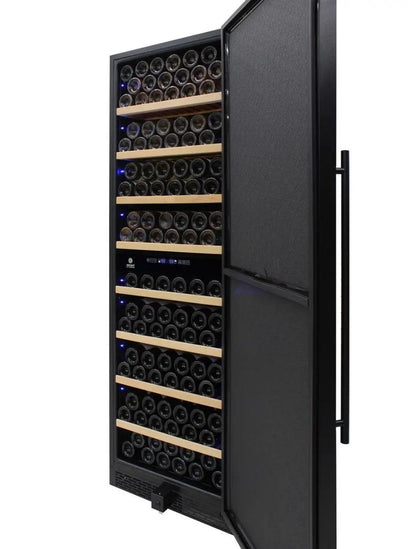 Vinotemp 203-251 Bottle Garage Dual-Zone Wine Cooler, Black