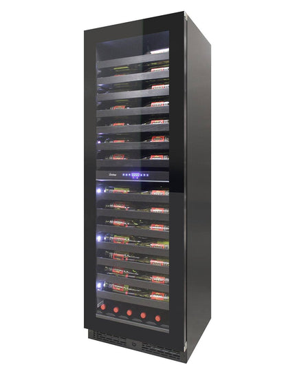 Vinotemp 24" 126 Bottle Panel Ready Dual-Zone Wine Cooler