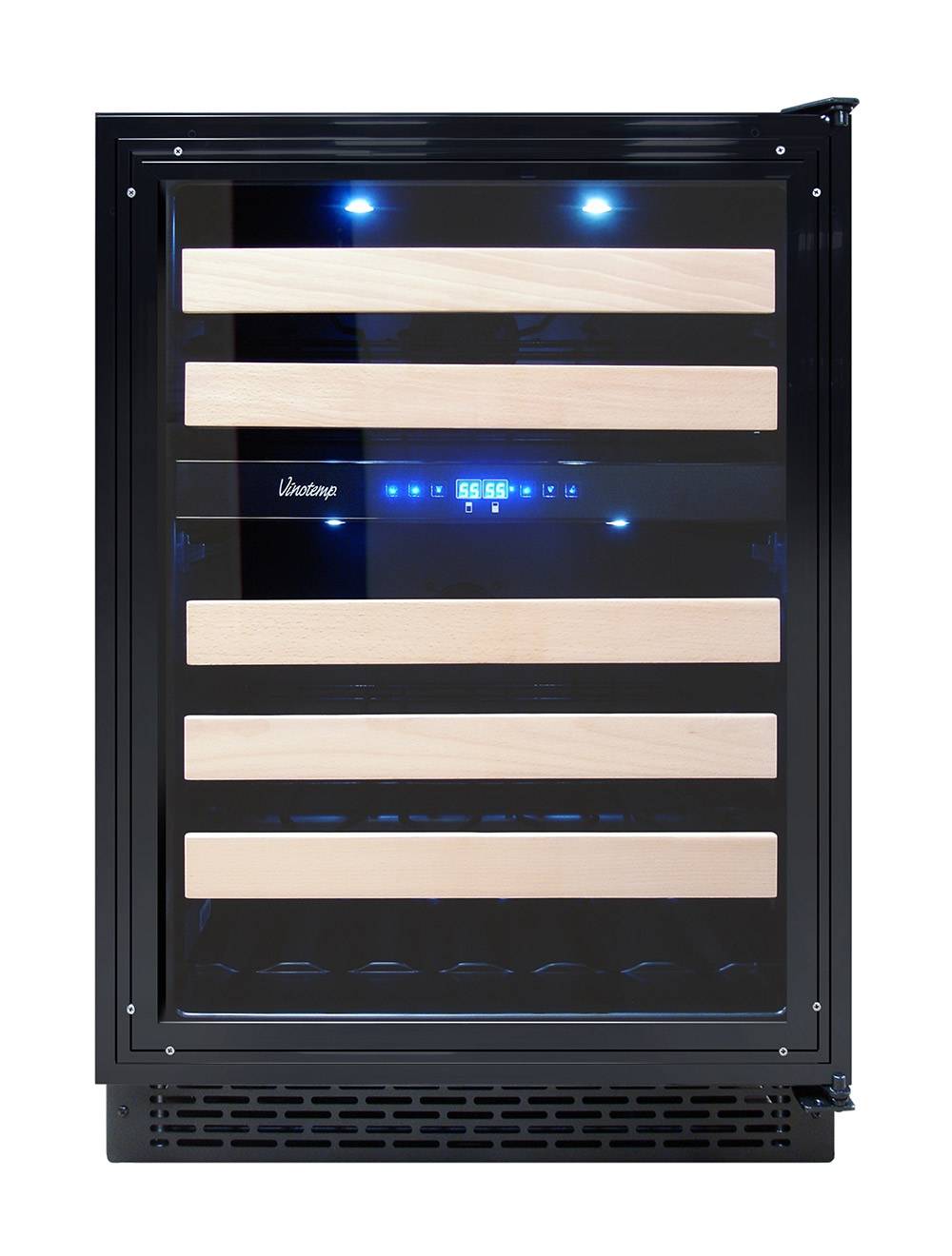 Vinotemp 24" 46 Bottle Panel Ready Dual-Zone Wine Cooler