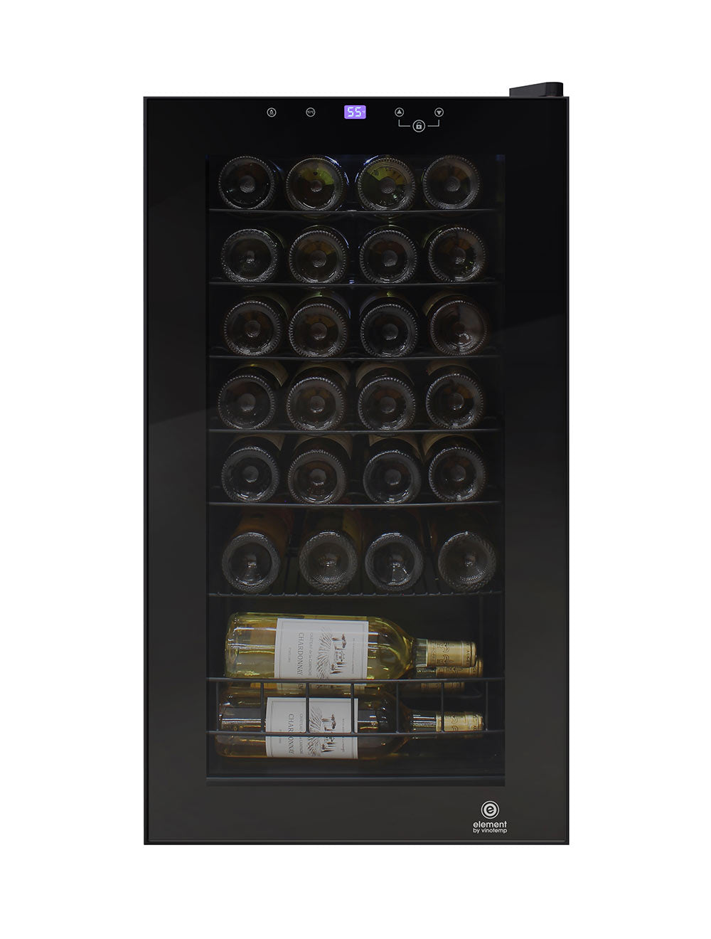 Vinotemp 28 Bottle Touchscreen, Black