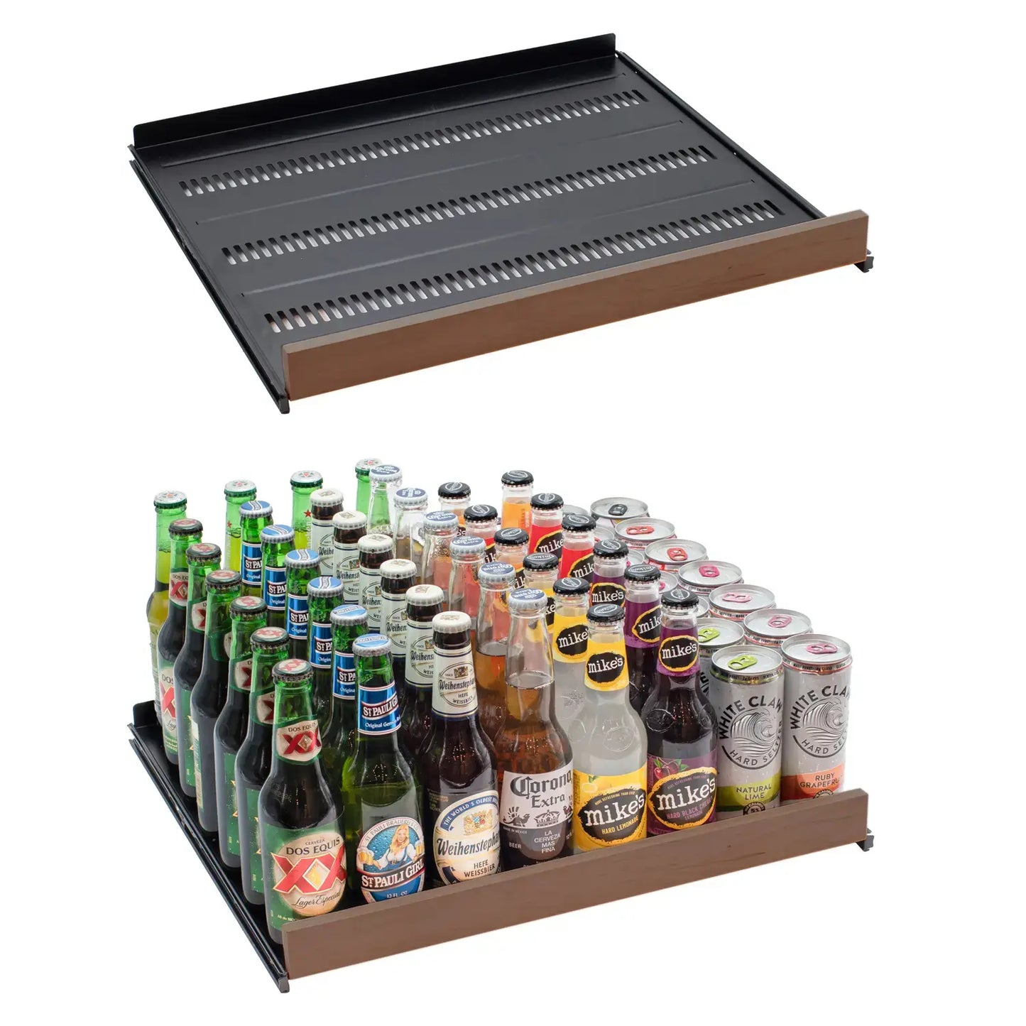 Allavino Reserva Series 47" Wide Side-by-Side Wine Refrigerator and Beverage Center with Stainless Steel Doors