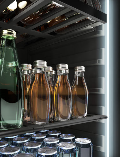 Zephyr Presrv™ Black Stainless Single Zone Beverage Cooler