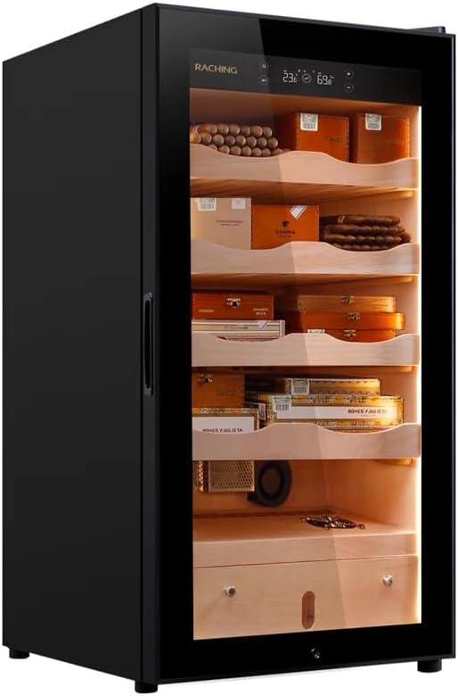 Raching MA50 Precision Climate-Controlled Cigar Humidor Cabinet | 400+ Cigar Capacity