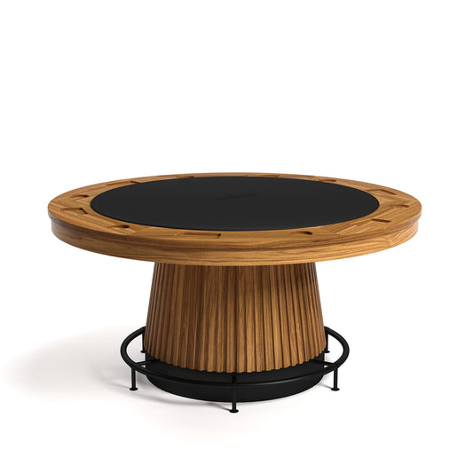 Ram Game PRO60TBL - Prohibition 60" Poker Table PRO60TBL-PRO60TBL-Walnut