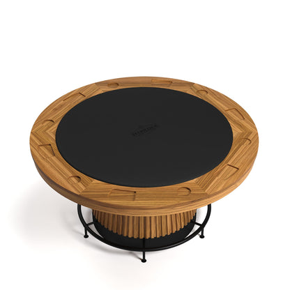 Ram Game PRO60TBL - Prohibition 60" Poker Table PRO60TBL-PRO60TBL-Walnut