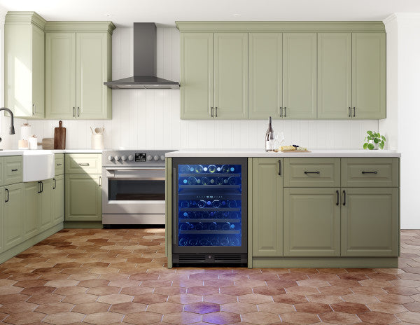 Zephyr Presrv™ Black Stainless Dual Zone Wine Cooler